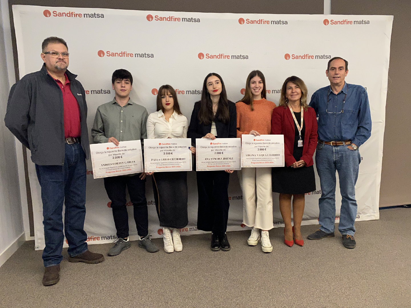 SandfireMATSA entrega becas 2022-2023